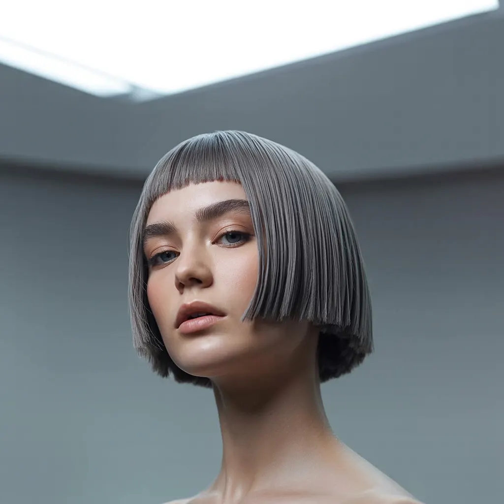 Precision bob haircut